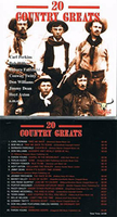 Płyta kompaktowa muzyka 20 Country Greats 12 Carl Perkins CD widok z przodu.