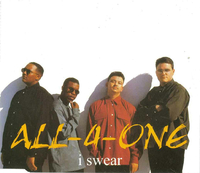 Płyta kompaktowa muzyka All-4-One I Swear CD widok z przodu.