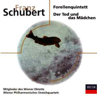 Płyta kompaktowa muzyka Franz Schubert Forellenquintett CD widok z przodu.