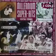 Płyta kompaktowa muzyka Millennium Super-Hits 1976-1980 CD widok z przodu.