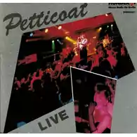 Płyta kompaktowa muzyka Petticoat Live Voices Of Rock'n'Roll CD widok z przodu.