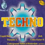Płyta kompaktowa muzyka The World of Techno Liquid Bass, Alien Factory CD widok z przodu.