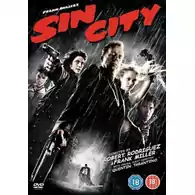 Płyta kompaktowa Sin City Bruce Willis DVD widok z przodu.