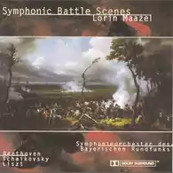 Płyta kompaktowa Symphonic Battle Scenes Lorin Maazel CD widok z przodu.