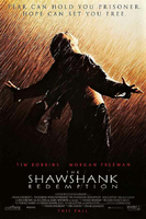 Płyta kompaktowa The Shawshank Redemption DVD widok z przodu.