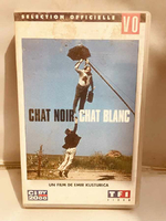 Płyta VHS film Chat Noir Chat Blanc widok z przodu.