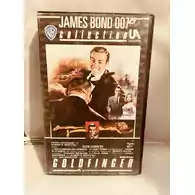 Płyta VHS film James Bond 007 Goldfinger Sean Connery widok z przodu.