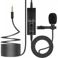 Profesjonalny mikrofon krawatowy iUKUS z klipsem DSLR
