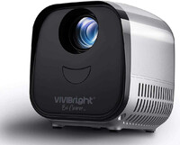 Projektor LED VIVIBRIGHT L1 480P 2200 lumenów 120" widok z przodu.