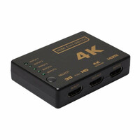 Przejściówka adapter HDMI 5 do 1 ALLOYSEED KM-8 Full HD 4K widok z lewej strony
