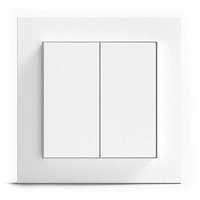Przełącznik światła GIRA + Senic Friends of Hue Smart Switch widok z przodu.