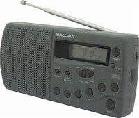 Przenośne radio cyfrowe FM AM Salora CRP625 widok z przodu