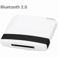 Przenośny bezprzewodowy odbiornik muzyczny DL-Link BTIP03 bluetooth 2.0 30pin biały widok z boku