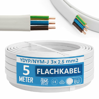 Przewód elektryczny YDYp 3x2,5 mm² BM Electric, 5 m, płaski