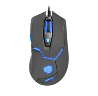 Przewodowa podświetlana mysz gamingowa FURY Hunter 2.0 widok z przodu
