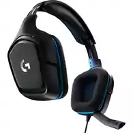 Przewodowe słuchawki gamingowe Logitech G432 z mikrofonem widok z boku