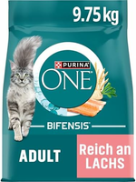 Purina ONE Adult – sucha karma dla kotów z łososiem, 9,75 kg