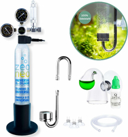 Q-Grow Aquarium CO2 Anlage Plus – kompletny zestaw CO2 do akwarium z butlą 425 g