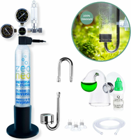 Q-Grow Aquarium CO2 Anlage Plus – kompletny zestaw CO2 do akwarium z butlą 425 g