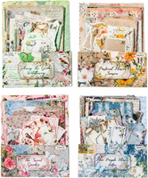Quorumsg Papier do scrapbookingu vintage – 400 arkuszy, dekoracje w stylu retro