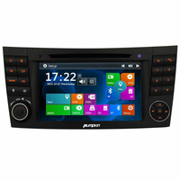Radio samochodowe 7' USB SD Pumpkin W1013 nawigacja mapy Mercedes W211 W219 widok z przodu
