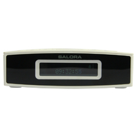 Radiobudzik alarm z radiem FM Salora CR624DAB DAB+ widok z przodu.