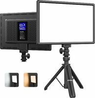 RaLeno panelowa lampa LED do aparatu z wyświetlaczem LCD, CRI 95+