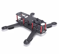 Rama Carbon QAV 250 Mini Quadcopter FPV z amortyzacją OEM240 widok z boku