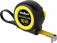Rebel RB-1134 – miara zwijana stalowa 10 m, szerokość 25 mm, z blokadą