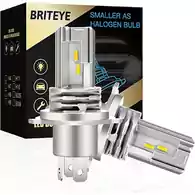 Reflektor samochodowy Briteye, żarówka LED H4 widok z przodu.