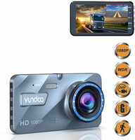 Rejestrator Dash Cam kamera samochodowa Yundoo IPS 170 1080P widok z przodu