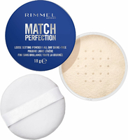 Rimmel Match Perfection – transparentny sypki puder do twarzy 18 g, 02 Translucent Honey