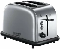 Russell Hobbs Oxford 20700 – 56 toster z 6 regulowanymi stopni opiekania ze stali nierdzewnej widok z przodu