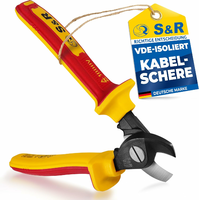 S&R nożyce do kabli VDE 1000 V, 160 mm - przecinak do drutu