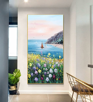 SAAKO ręcznie malowany obraz olejny na płótnie 80 x 100 cm – abstrakcja, bez ramy