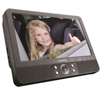 Samochodowy przenośny odtwarzacz DVD Lenco DVP-939 widok z przodu.