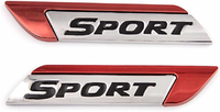 SGW-982 - para odznak samochodowych sportowych, metalowe, czarne