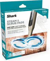 Shark XKITP7000D – komplet 4 zmywalnych nakładek do mopa parowego, szare