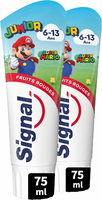 Signal Pasta do zębów dla dzieci Junior Super Mario 6-13 lat 2x75 ml