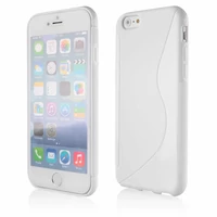 Silicone etui obudowa iPhone 6 plus 6S plus widok z tyłu