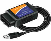 Skaner interfejs diagnostyczny ELM 327 złącze OBD 2 USB
