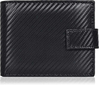 Skórzany cienki portfel na kartę kredytową RFID Eono by Amazon