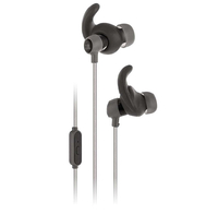 Słuchawki bezprzewodowe dokanałowe JBL by Harman REFLECT MINI BT widok z przodu.