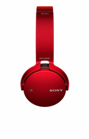 Słuchawki bezprzewodowe Sony MDR-XB650BT BT Red widok z boku