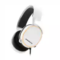 Słuchawki nauszne gamingowe Steelseries Arctis 5 7.1 Białe widok z boku
