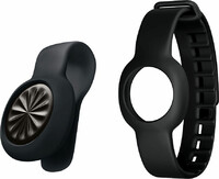 Smartband Jawbone up move monitor aktywności fizycznej czarny widok z opaską