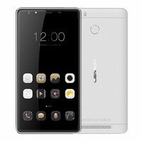 Smartfon Leagoo Shark 1 6.0 cala 4G Phablet - Srebrny widok z przodu srebrny
