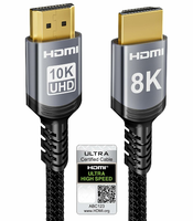 Sniokco Kabel HDMI 2.1 48Gbps 3 m – 8K 60Hz, 4K 120Hz