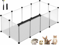 SONGMICS kojec modułowy dla gryzoni 125 x 63 x 42 cm