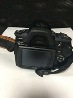 Sony Alfa A 330 obiektyw DT 18-200 używany stan bardzo dobry widok z tyłu